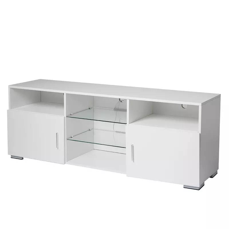 LED Modern TV Stand with Drawer and Media Console