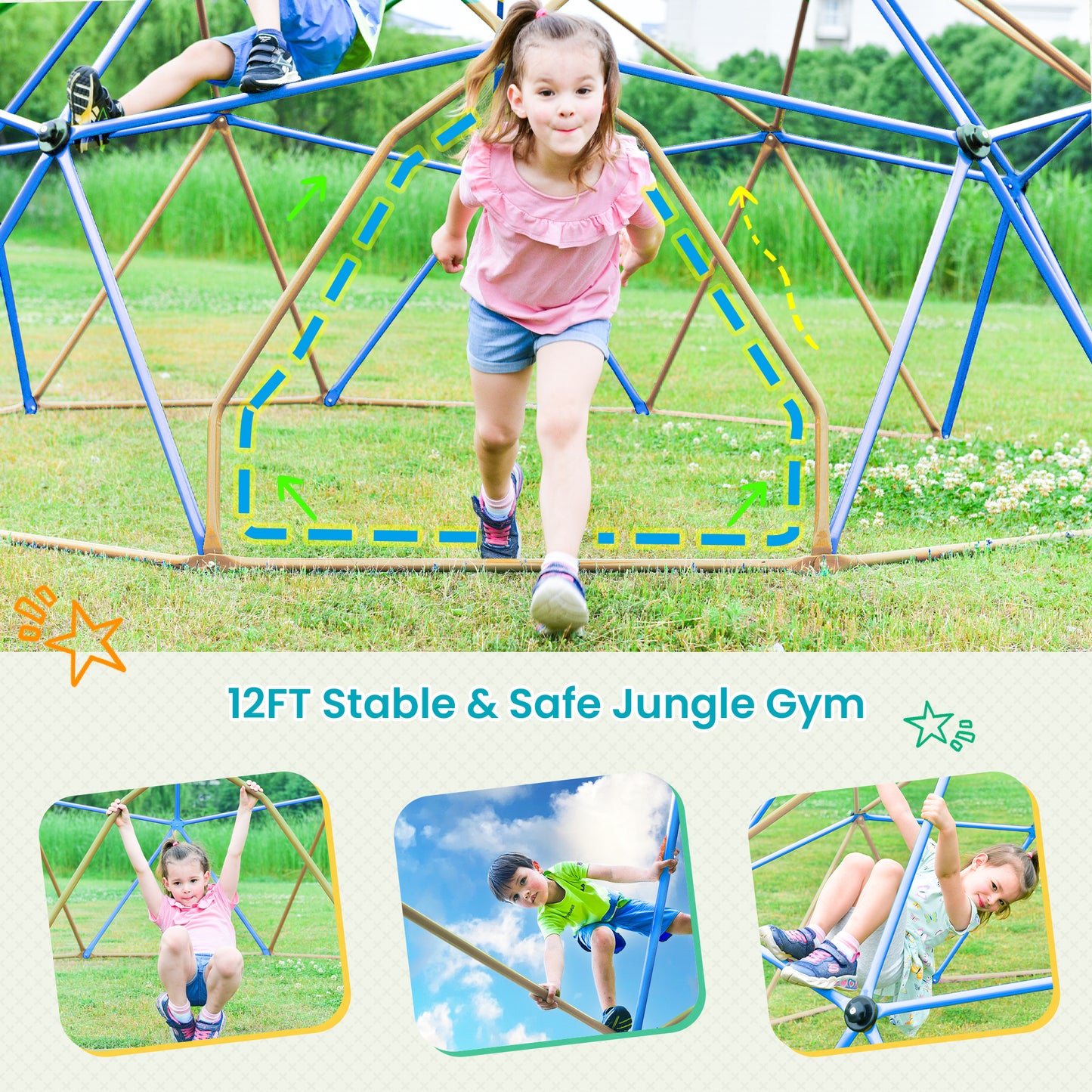 Adventure Climber Dome - Ultimate Kids Jungle Gym!