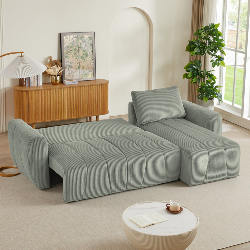 Cozy Corner Convertible Sofa