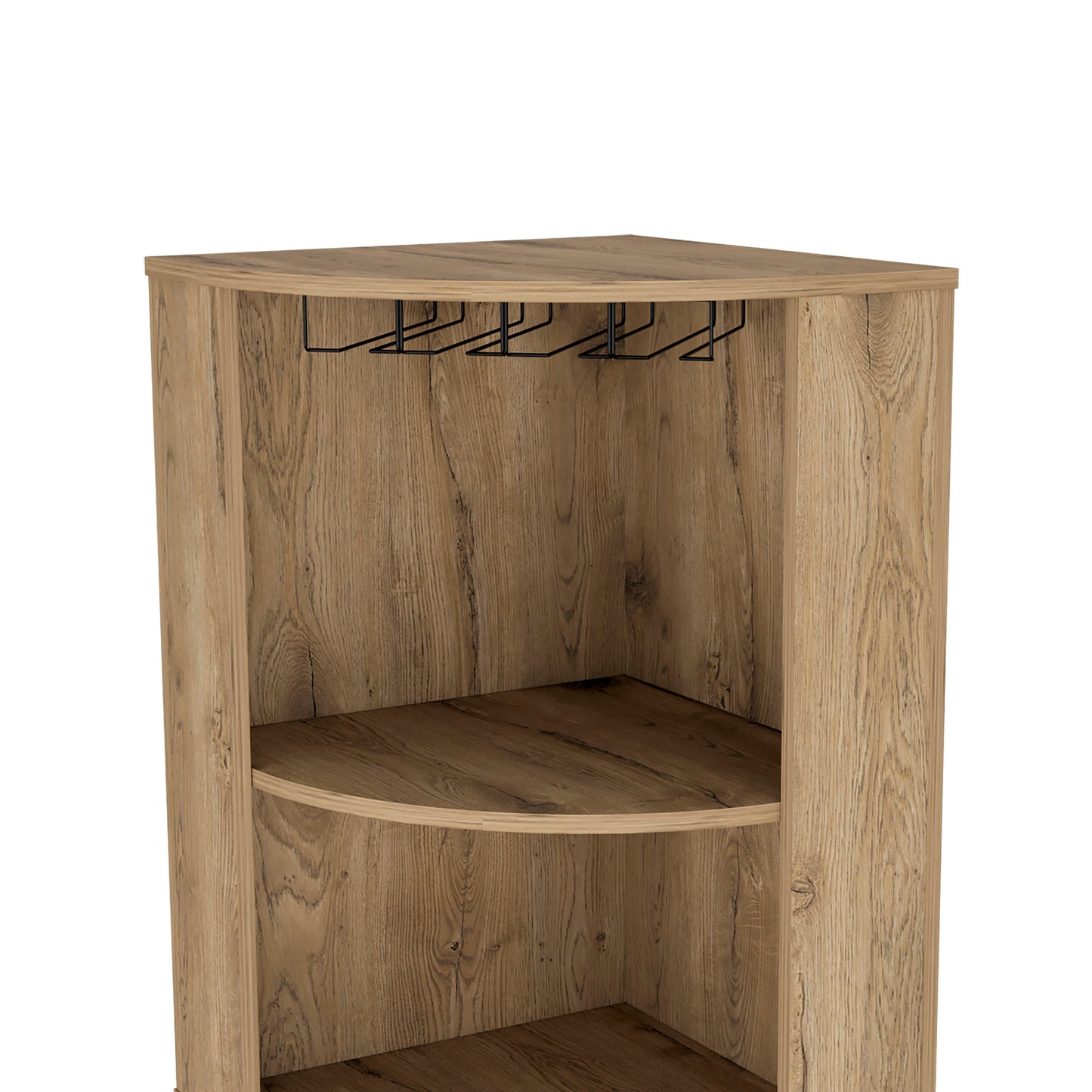 Stylish Oban Corner Bar Cabinet with Ample Storage