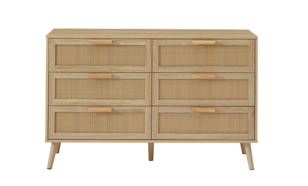 Rattan Charm Dresser - Naturally Stylish Storage for Any Room