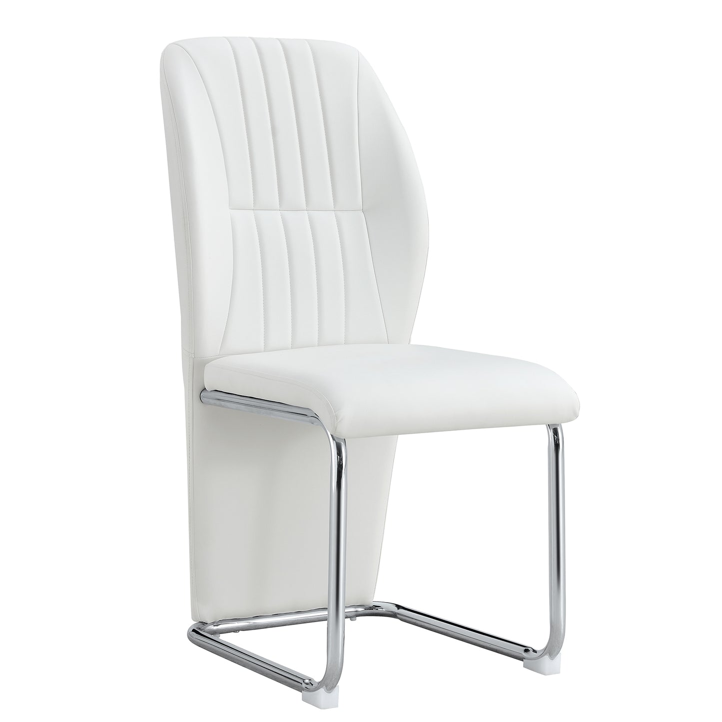 Chic White Dining Chair Set