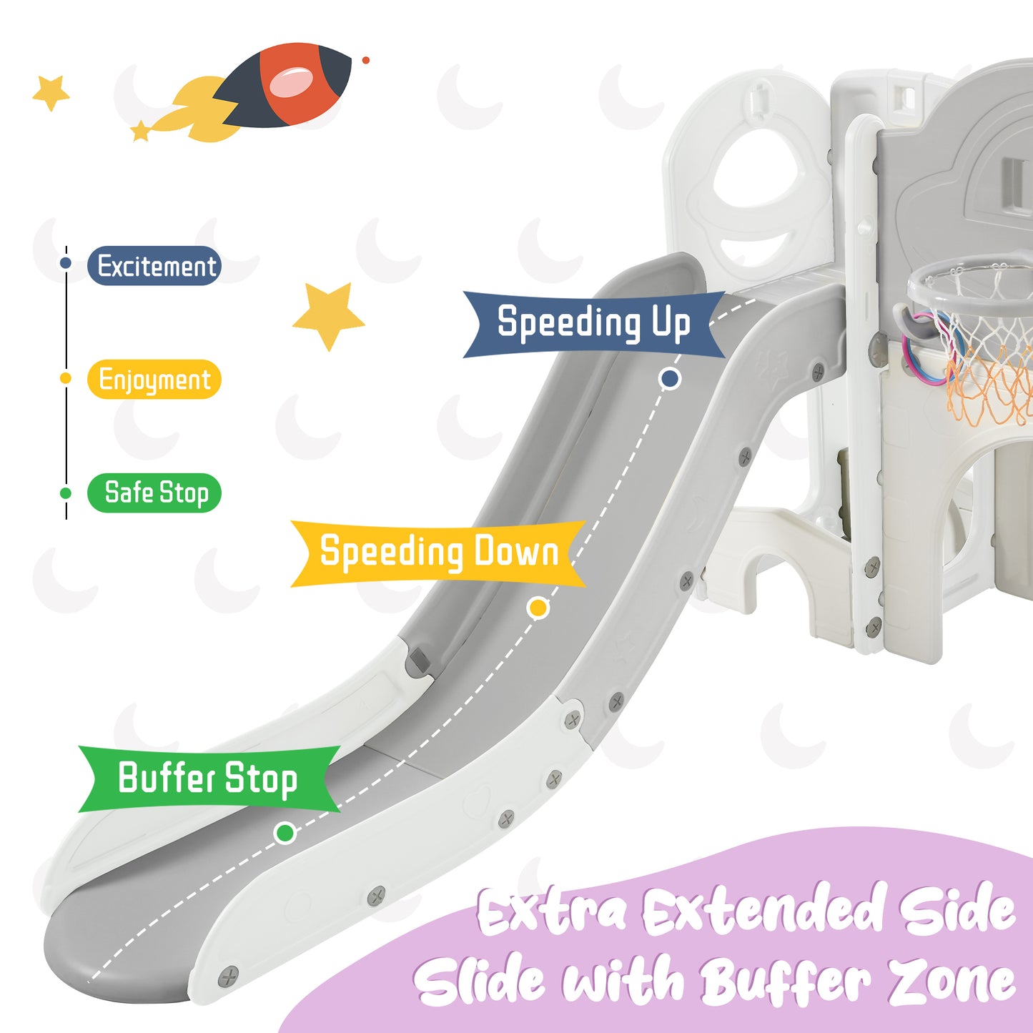 Adventure Galaxy Playset: Ultimate Fun Slide and Activity Hub for Kids!