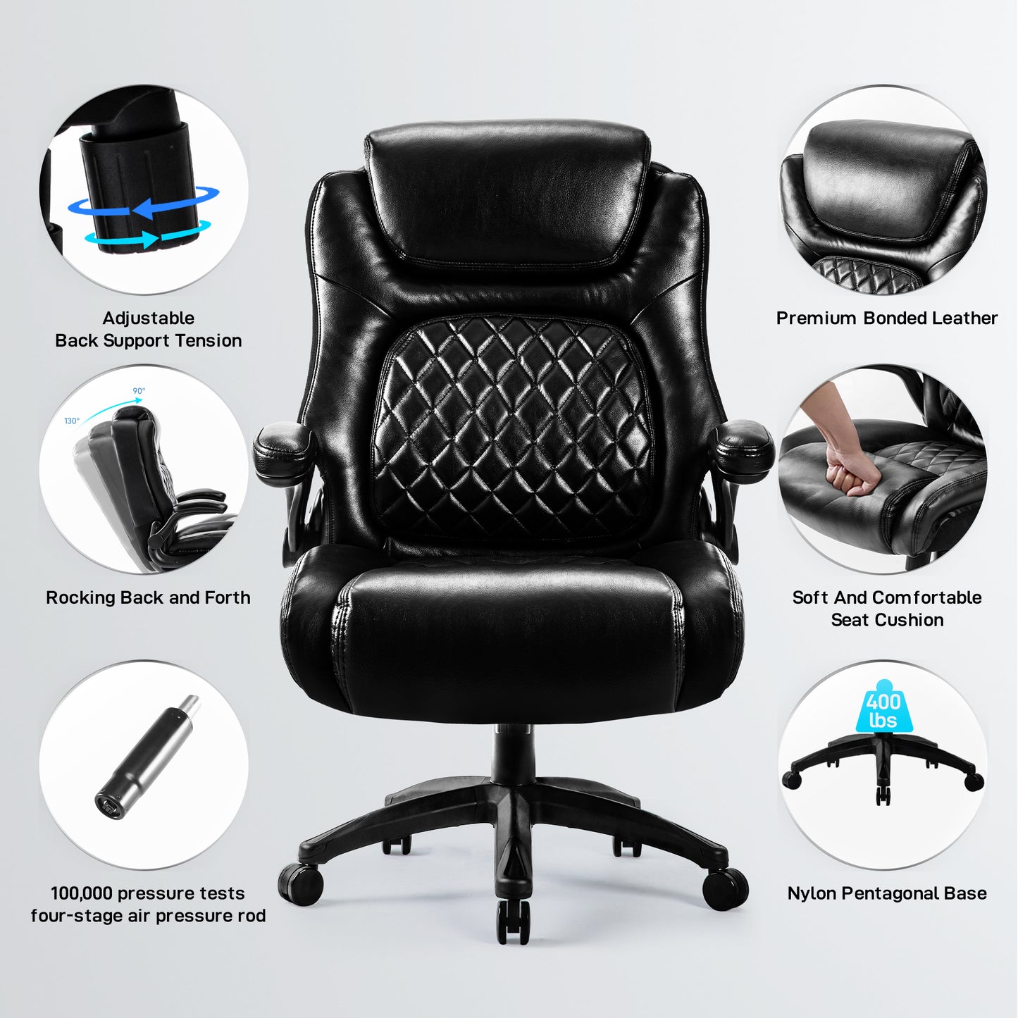 Comfort King Leather Executive Chair