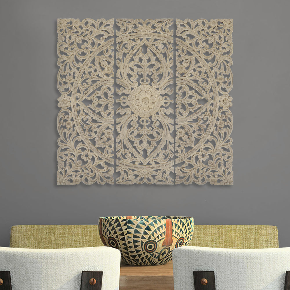 Versatile Wood Wall Art Trio