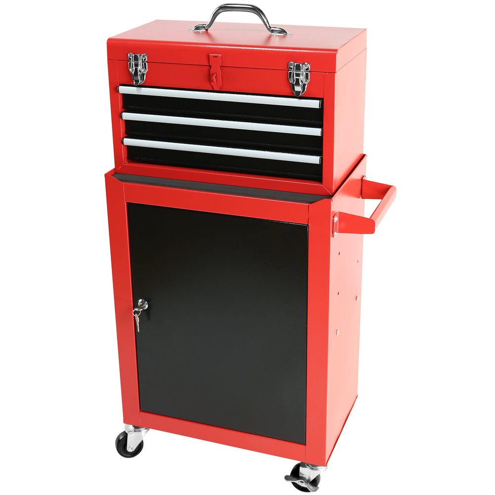 Rolling Tool Chest with Portable Top Box