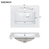 Chic Modern Bathroom Vanity Set with Mirror