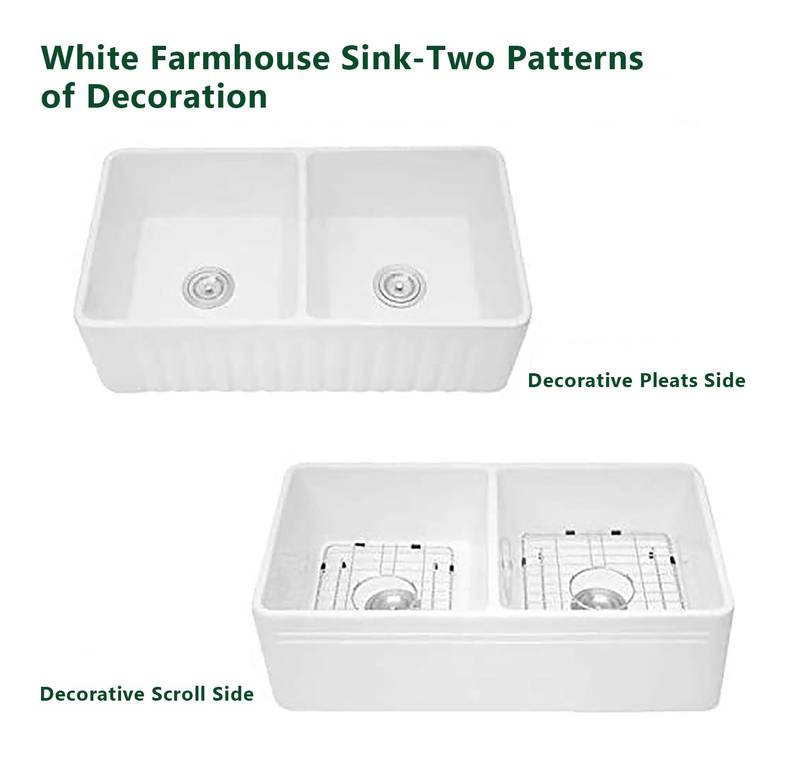Charming White Farmhouse Sink
