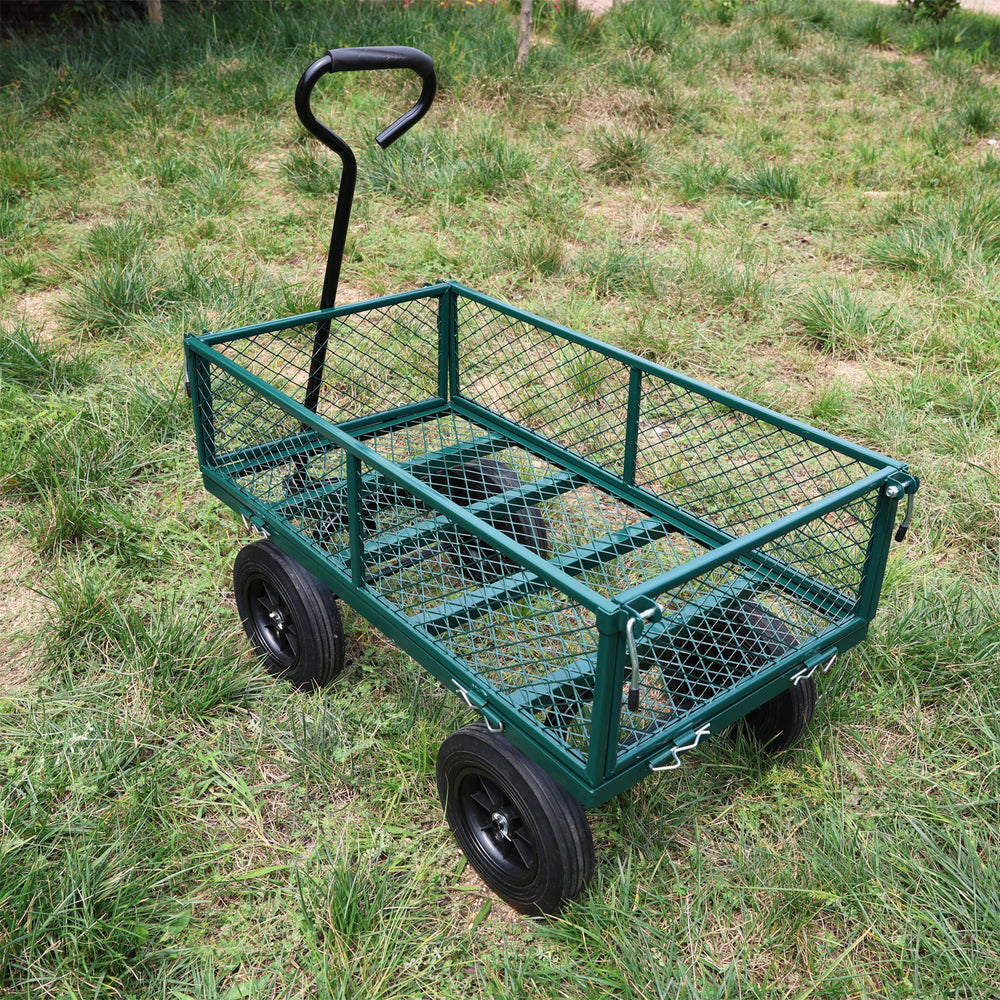 Green Wagon Wheelie: Effortless Garden Transport!