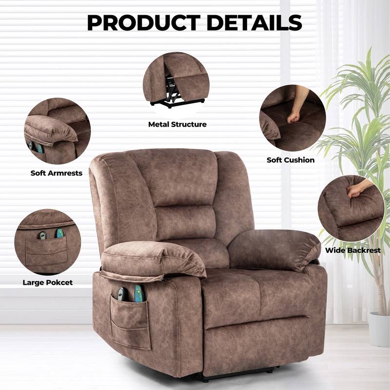 EZ Recline Massage Chair for Seniors