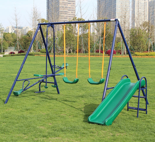 Adventure Swing Set with Slide