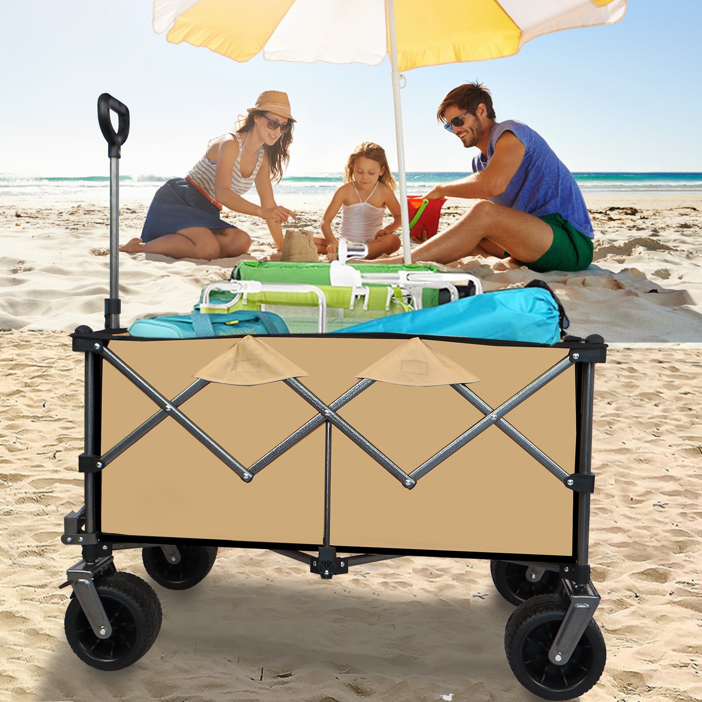 Beach Buddy Folding Wagon