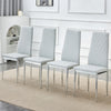 Chic Checkered Dining & Office Chairs Set