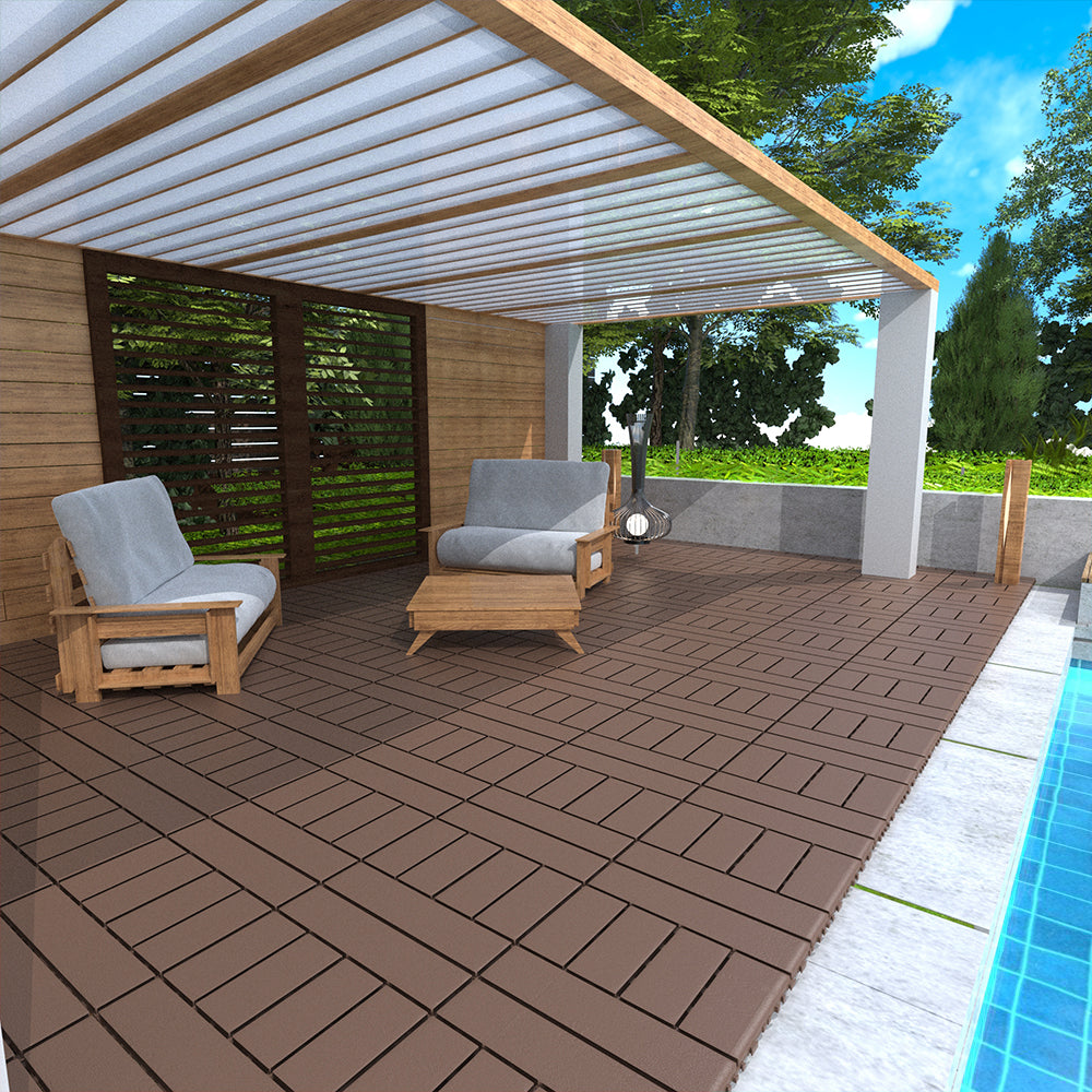 Easy Deck Tiles - Quick Interlocking Patio Flooring for Any Space