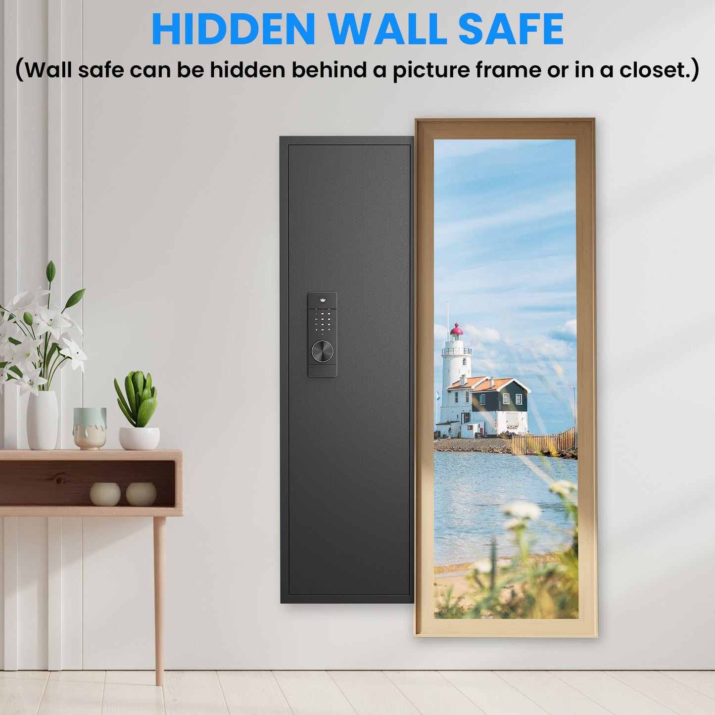 Stealth Wall Safe: Secure Hidden Storage for Guns and Valuables