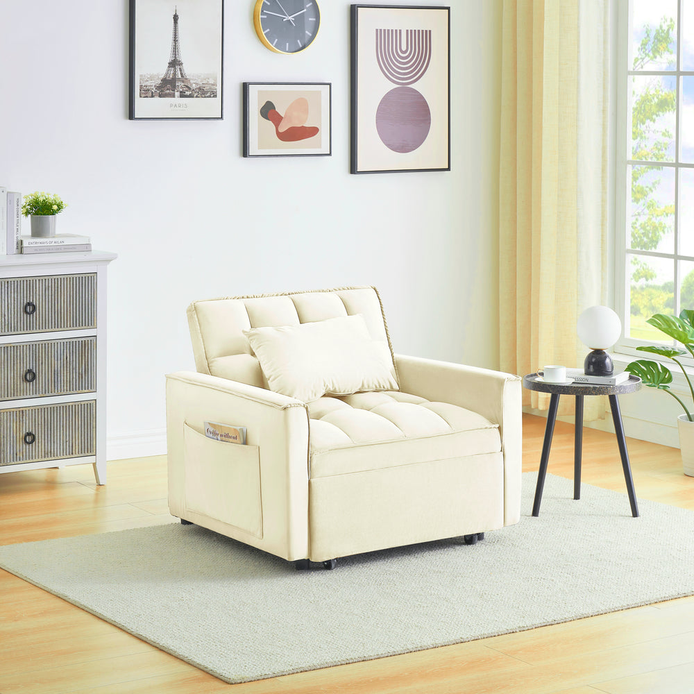 Cozy ConvertiChair: Sofa, Bed & Recliner in One!