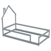 Cozy Grey House Bed for Kids