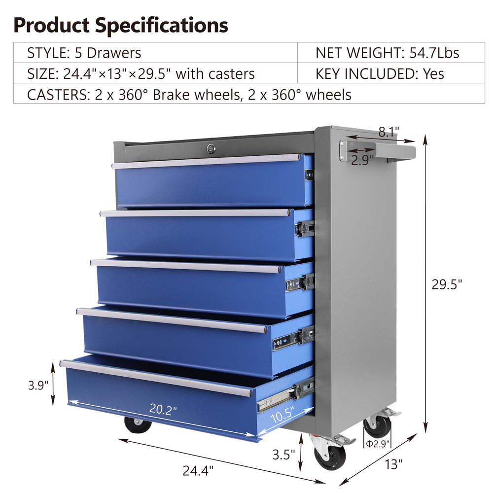 Rolling Tool Chest on Wheels: Your Ultimate Portable Organizer!