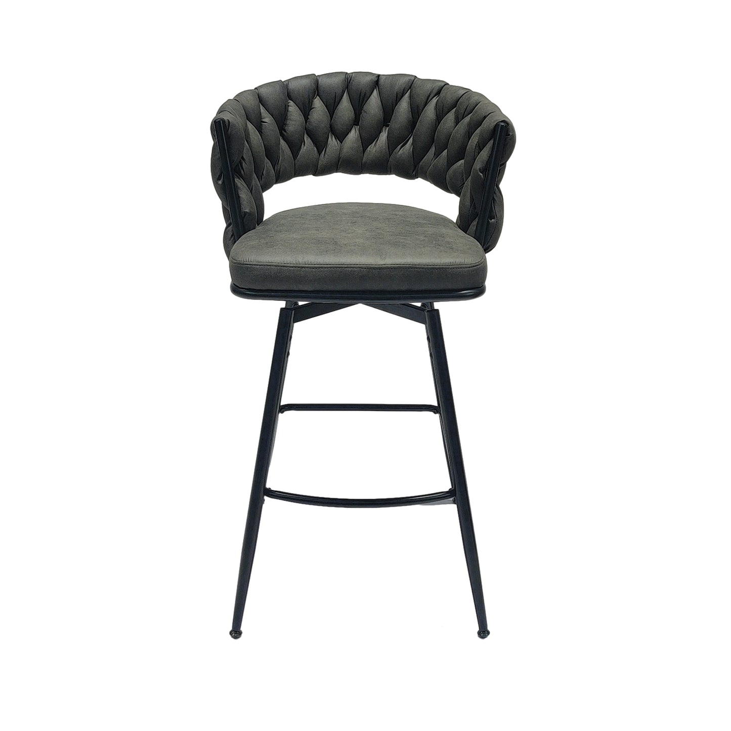 Chic Tan Swivel Bar Stool Set