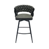 Chic Tan Swivel Bar Stool Set