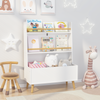 Brightly Kids Bookshelf & Toy Organizer