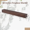 Elegant Pine Floating Fireplace Mantel Shelf