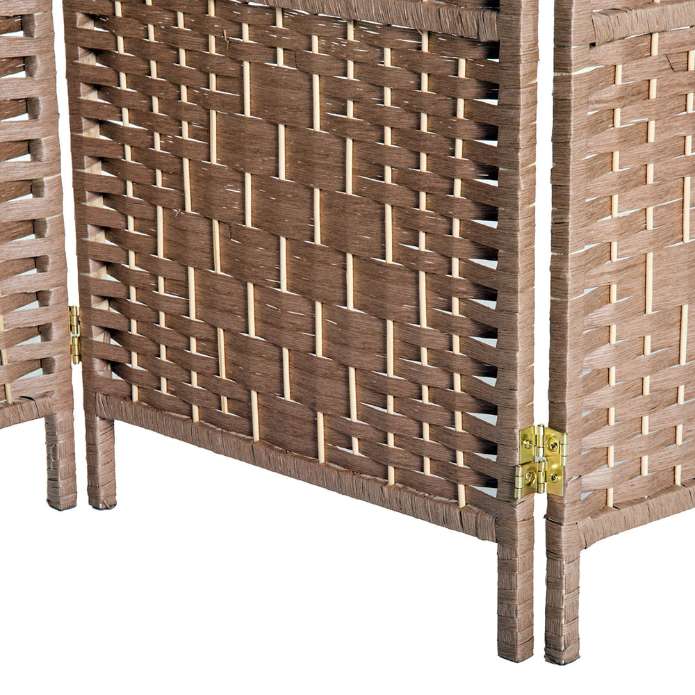 Natural Wicker Room Divider – Stylish Privacy Screen