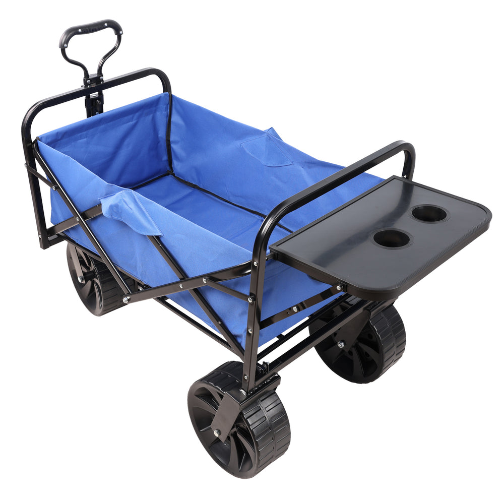 Blue Folding Wagon for All Your Adventures