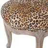 Chic Leopard Studded Chair