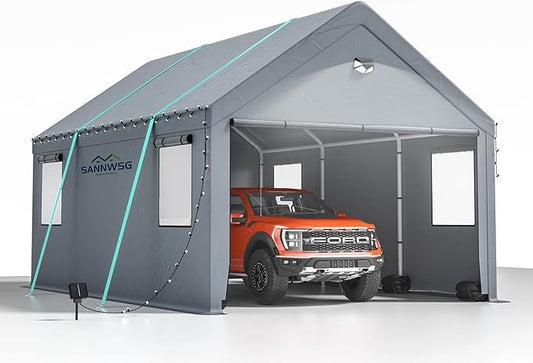 Ultimate Heavy-Duty Carport Canopy – Your All-Season Vehicle Shelter!