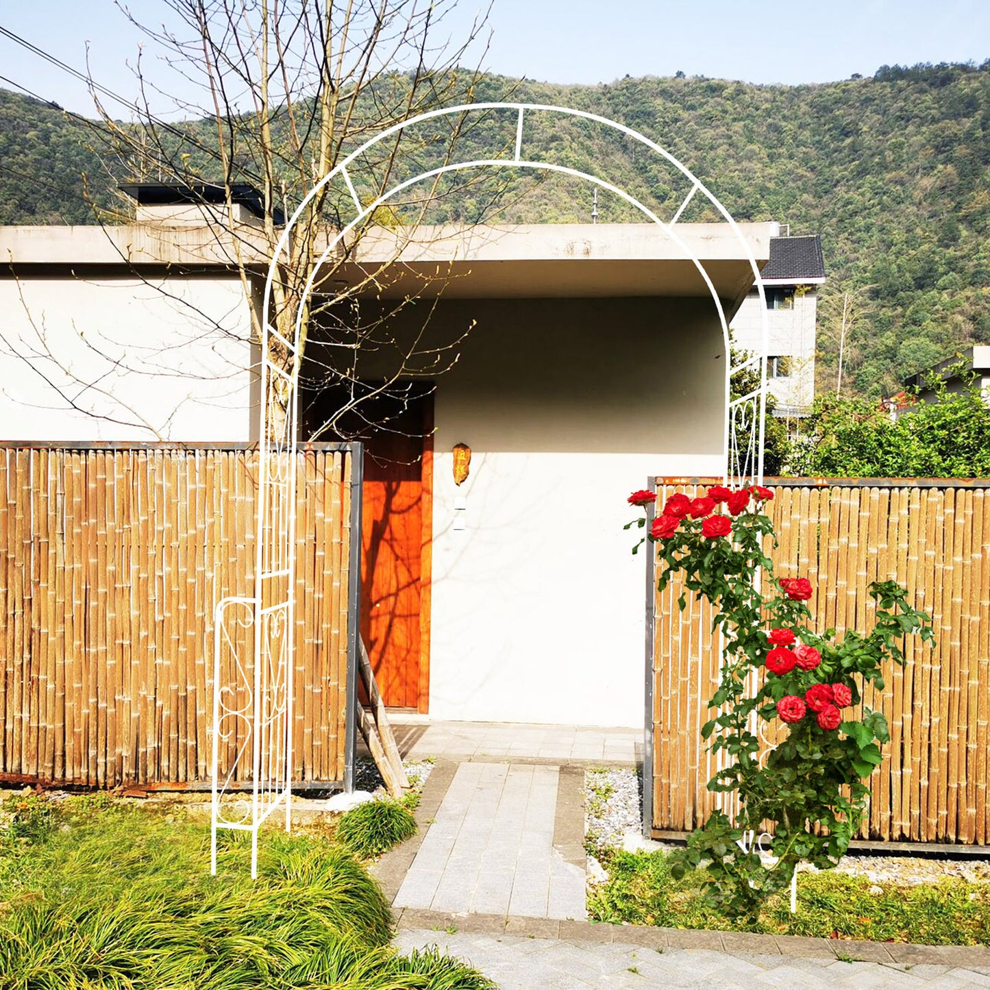 Garden Charm Arch for Climbing Blooms