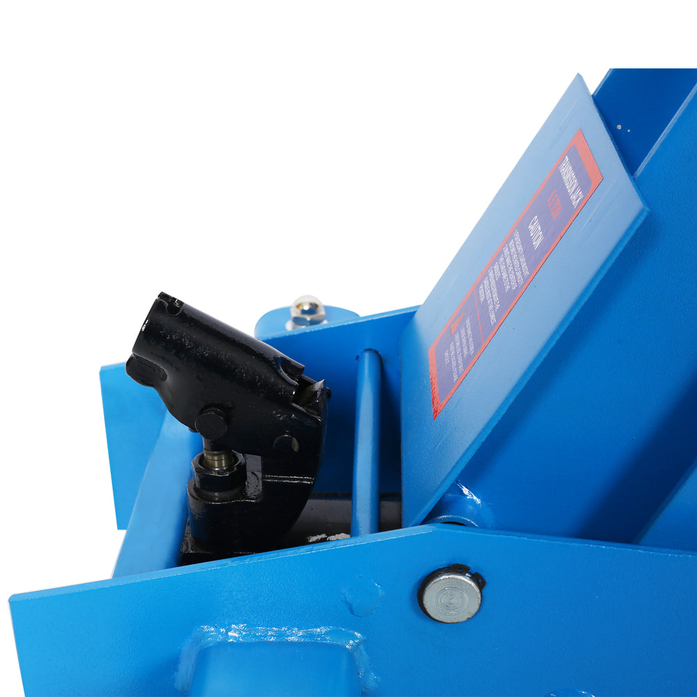 Blue Low-Profile Hydraulic Service Jack