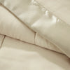 Cozy Satin Trimmed Down-Like Blanket