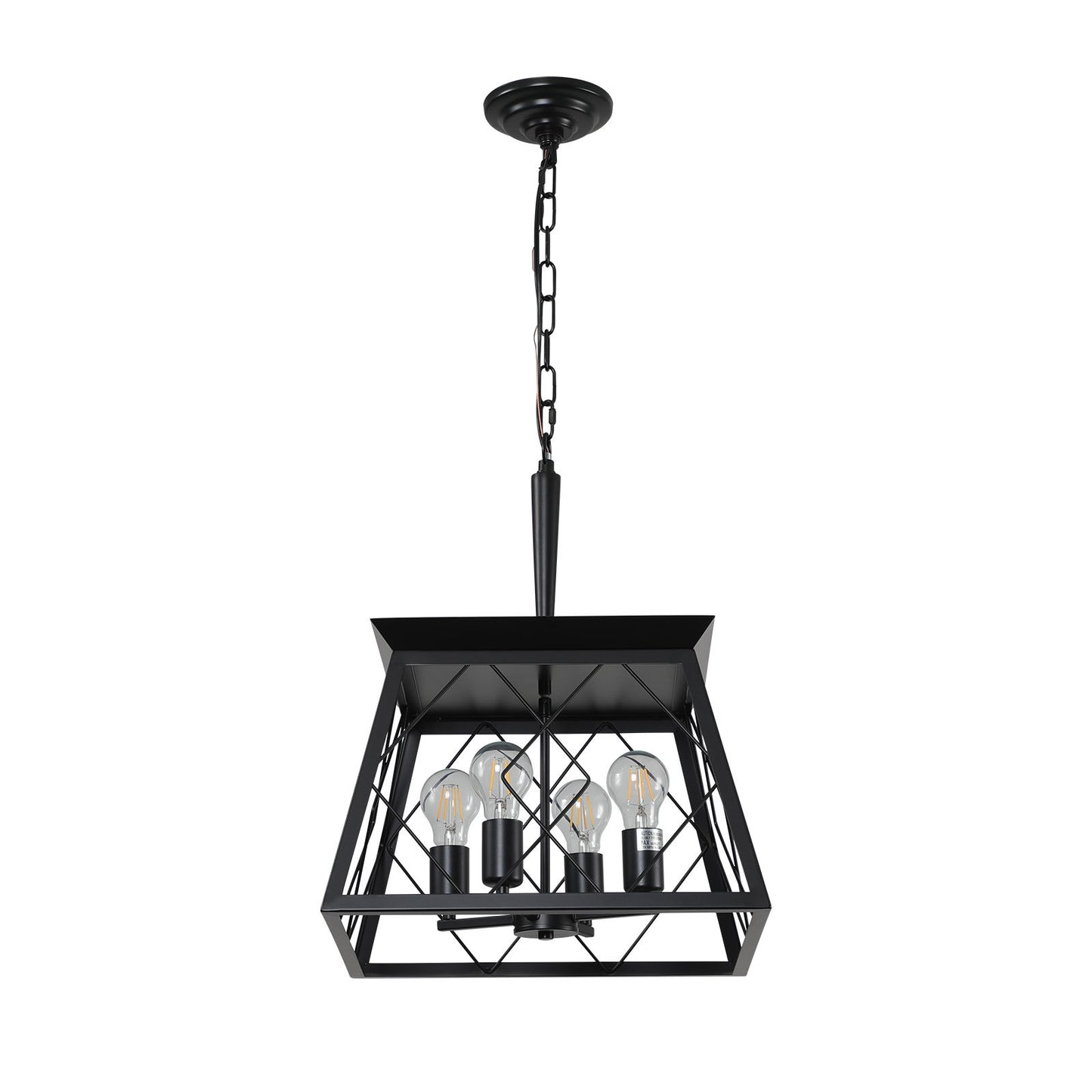 Charming Black Farmhouse Chandelier