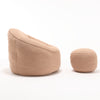 Cozy Comfort Bean Bag Chair with Footrest