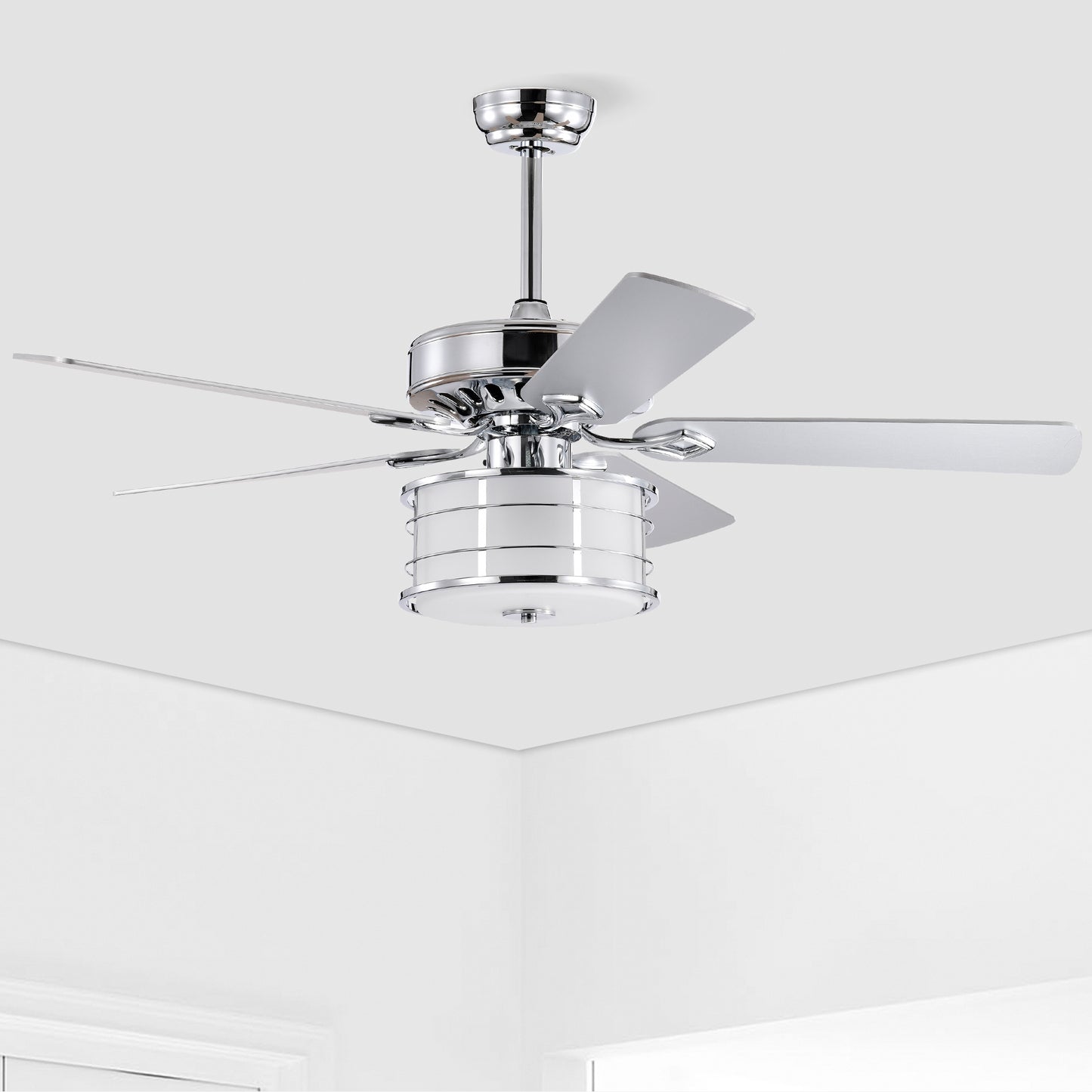 Dreamy LED Ceiling Fan with Remote – Rustic Charm Meets Modern Style!