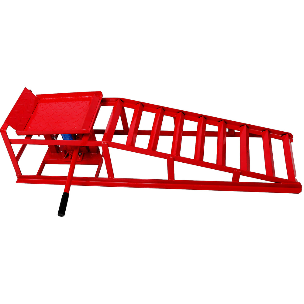 Hydraulic Garage Ramps - Heavy-Duty Auto Lift Set