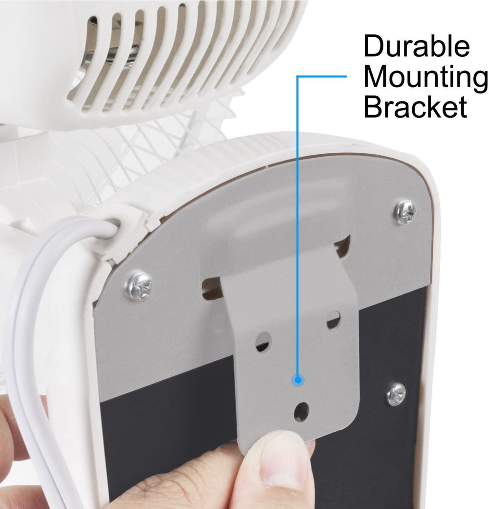 Cool Breeze Duo: Remote-Controlled Wall Fans