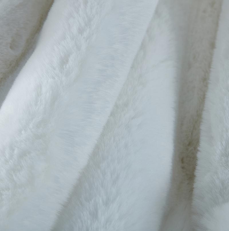 Chinchilla Luxe Faux Fur Throw