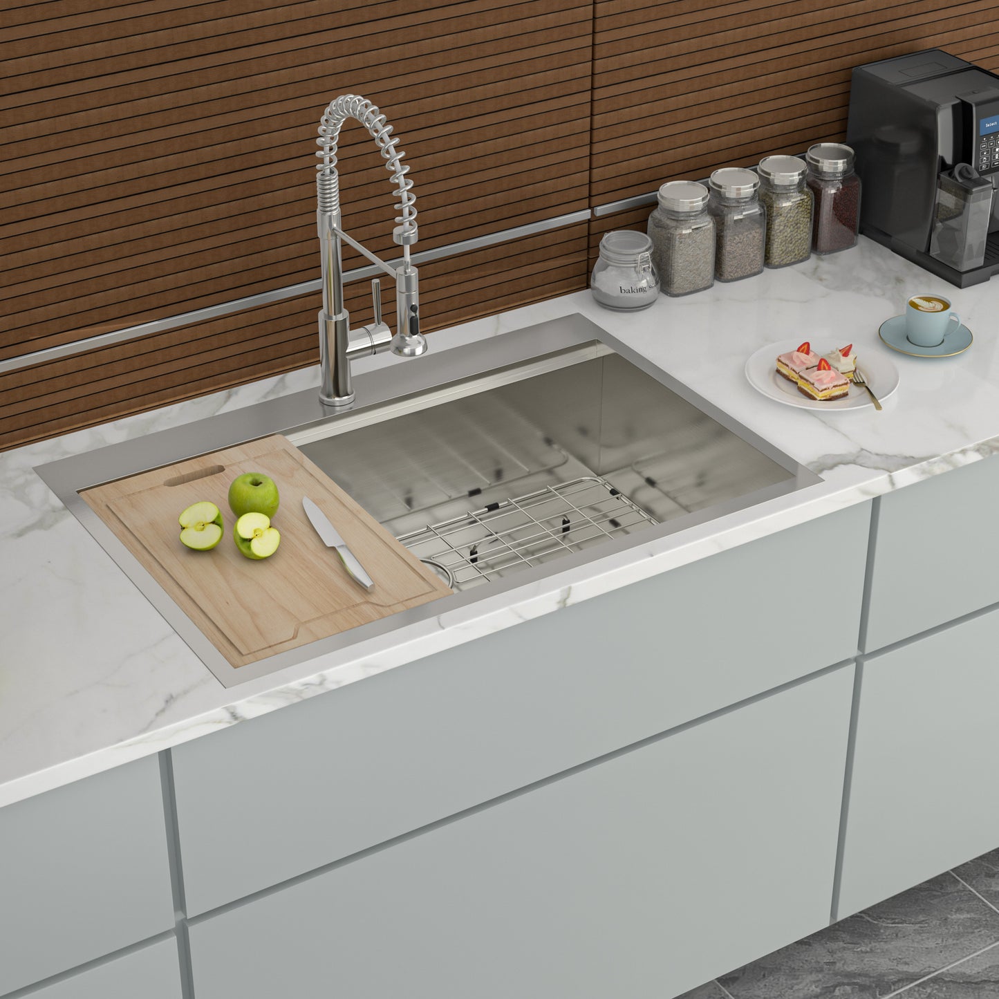 Ultimate Workstation Drop-In Kitchen Sink