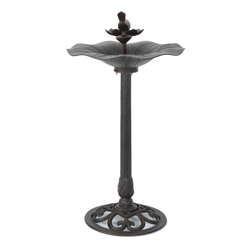 Bronze Elegance Bird Bath