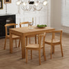 Cozy Farmhouse Dining Set with Extendable Table and Chairs