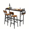 Rustic Wine Bar Table Set