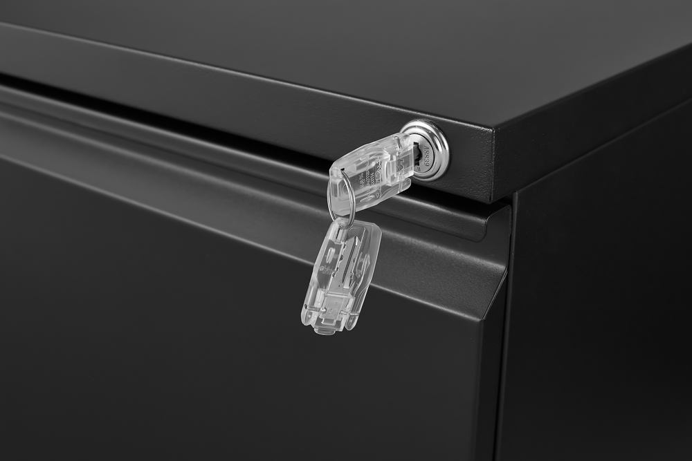 Secure Rolling File Cabinet for Home Office