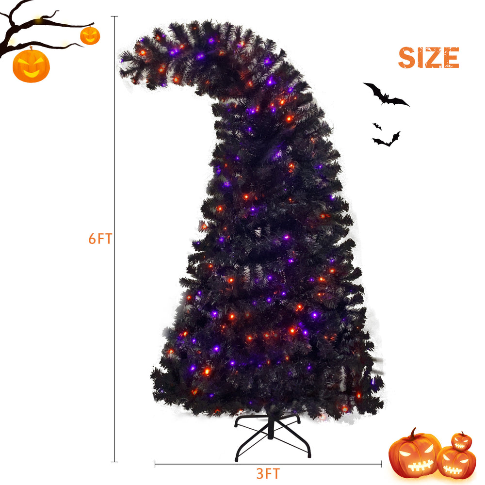 Bendable Grinch Christmas & Halloween Tree with LED Lights