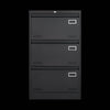 Secure & Stylish 3-Drawer Filing Cabinet