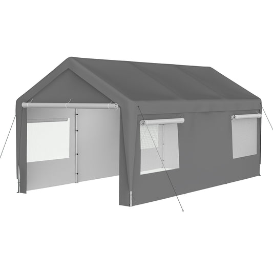 Ultimate Boat Shelter Canopy with Ventilated Windows