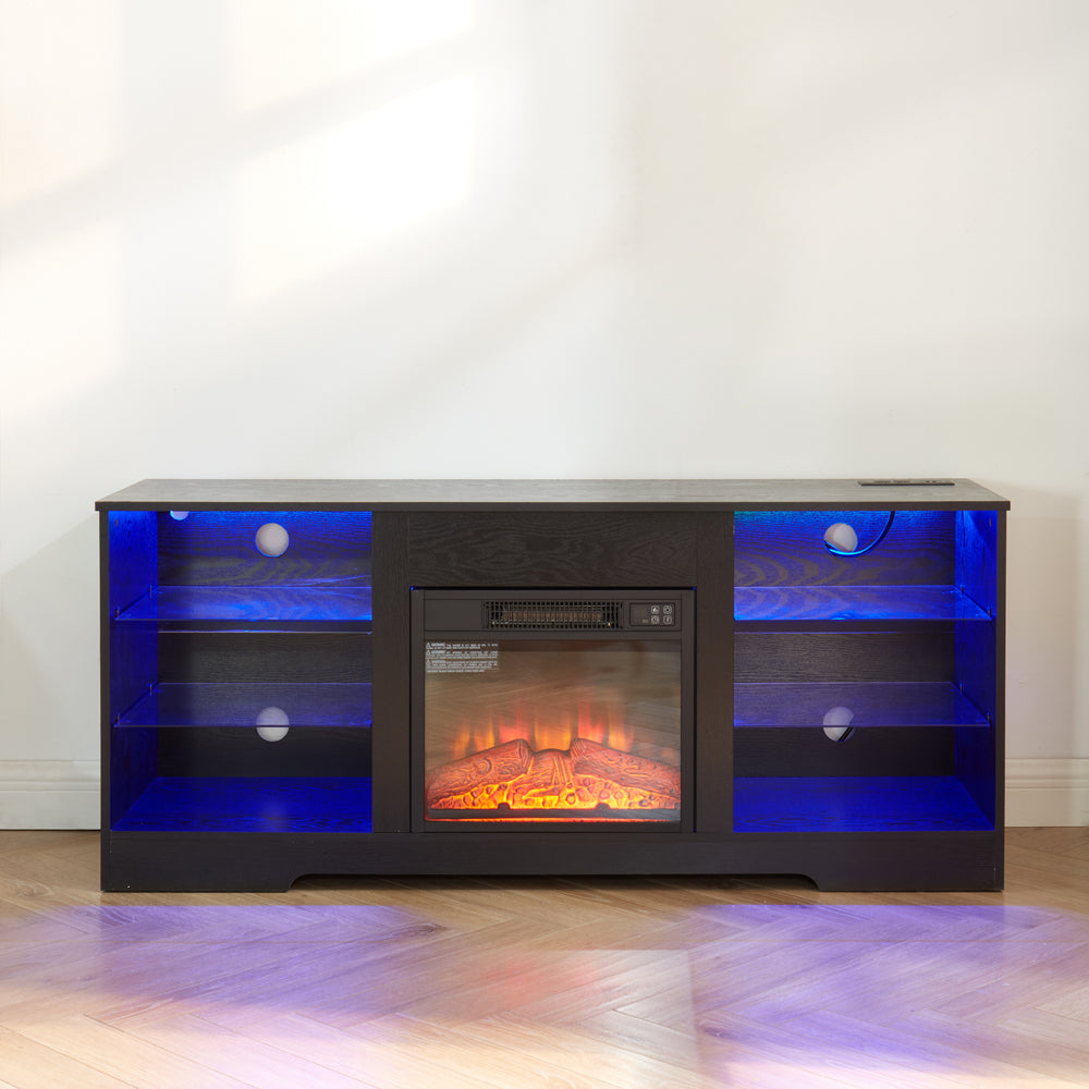 CozyGlow Electric Fireplace TV Stand