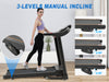 Foldable Fitness Treadmill with Speakers & Adjustable Incline