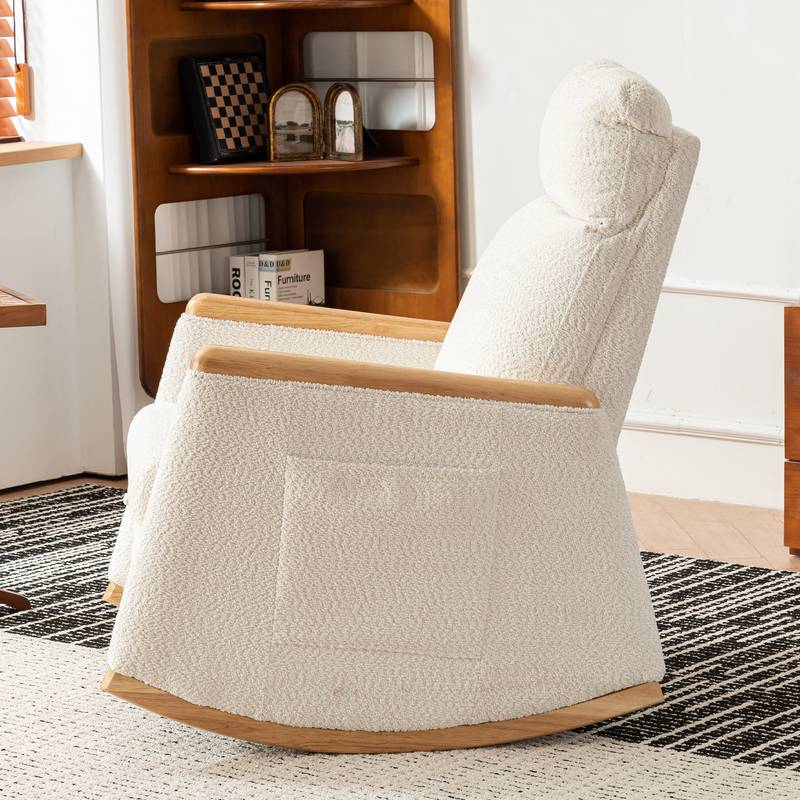 Cozy Rocking Chair with Footrest
